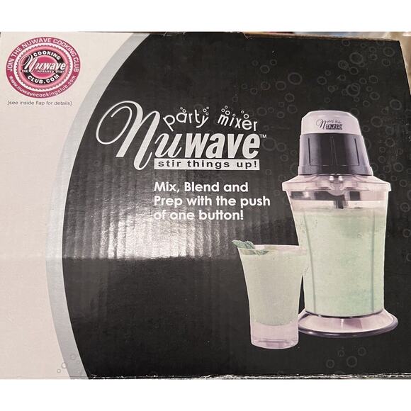 Nuwave Party Mixer 22191 Drink Mix Blend Prep Smoothies Dips & More. New In Box - Picture 6 of 6